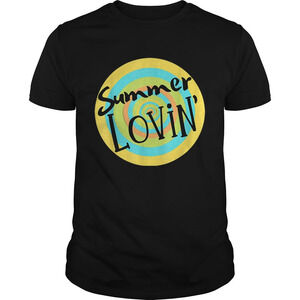 Summer Lovin Beach Vibes Men Women Youth Rainbow Circle Fun Shirt